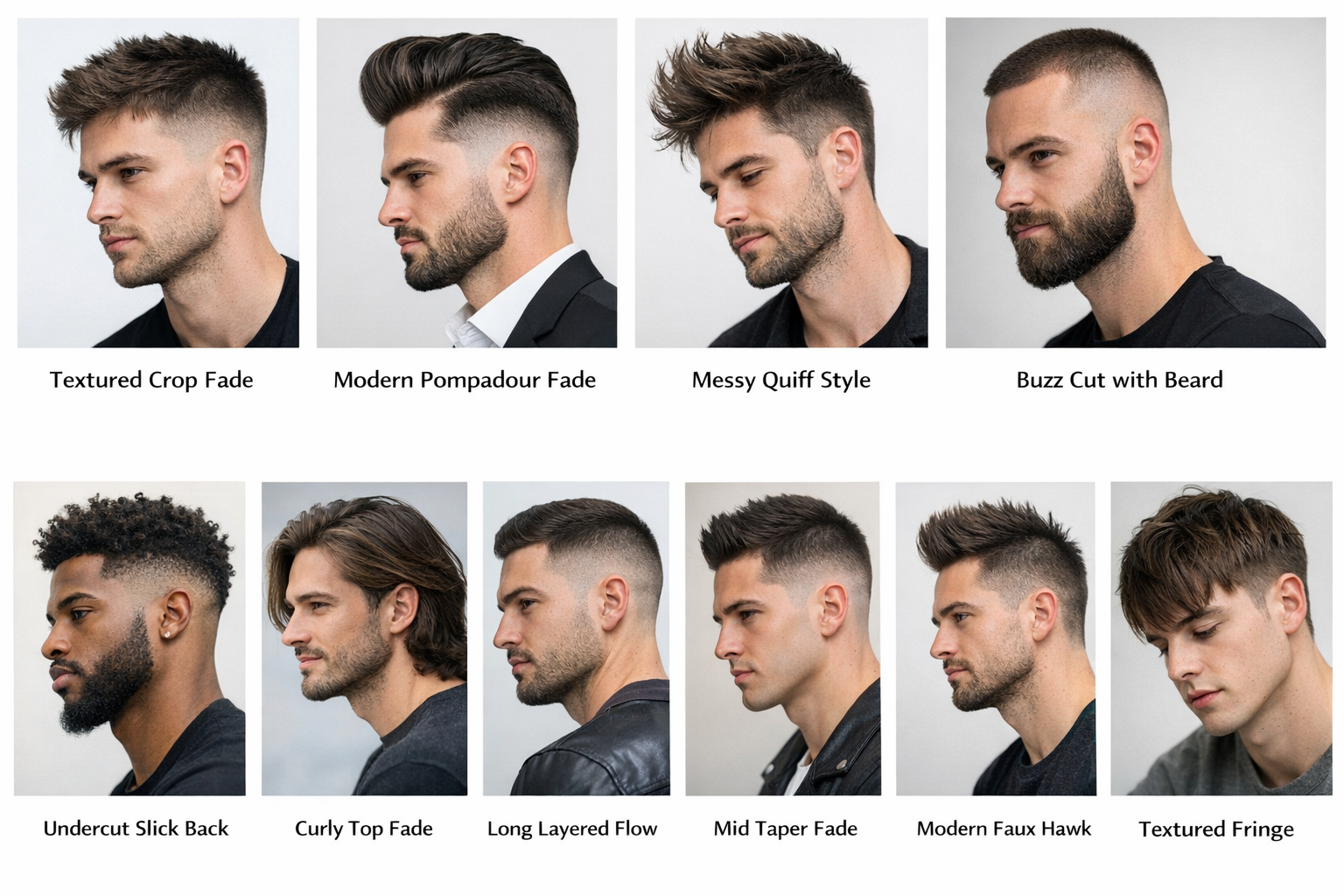 10 trending hairstyles for men