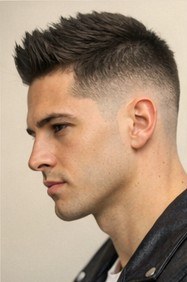 mid taper fade men